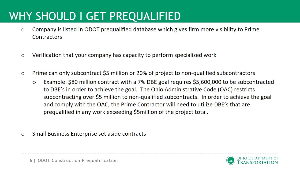Prequalification Webinar 1