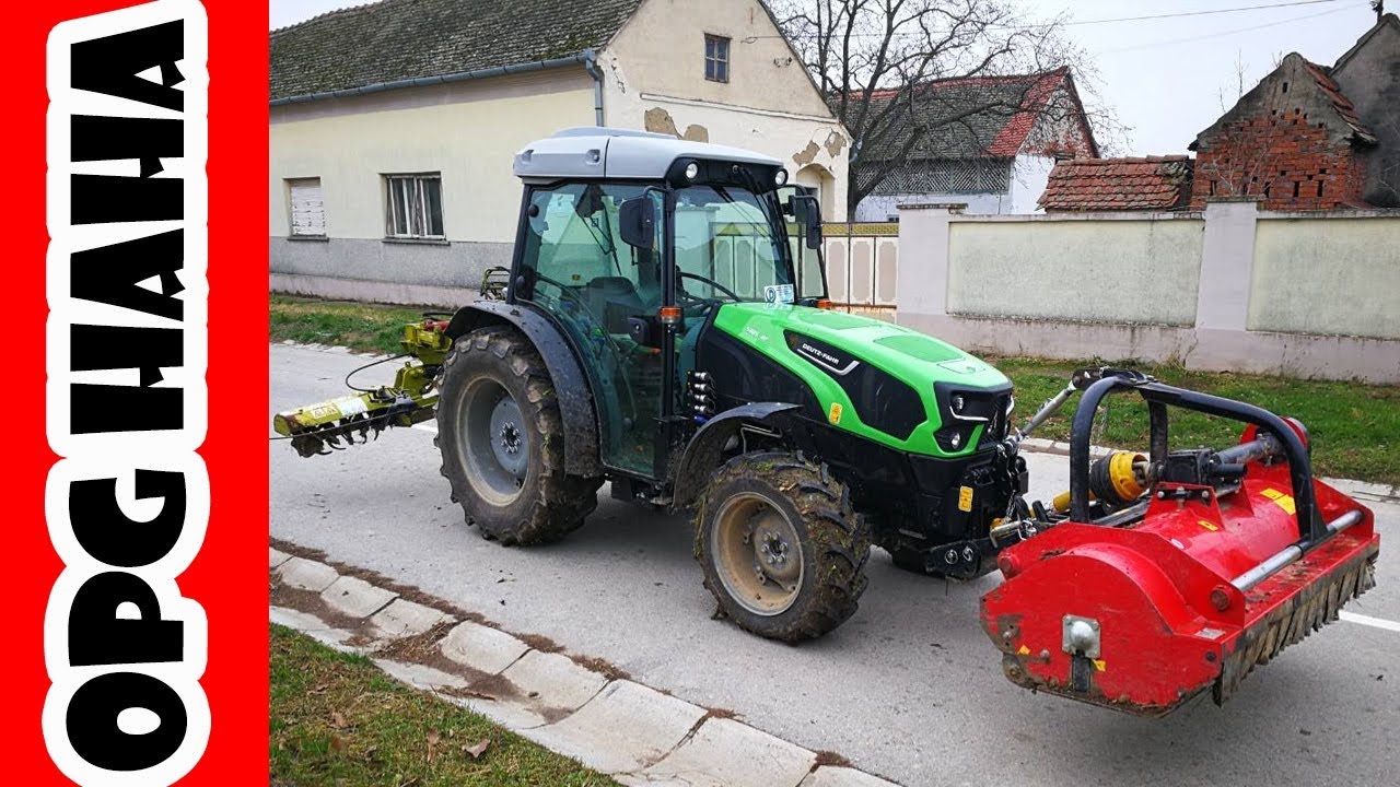 (2017) New Deutz Fahr 5105 Orchard Tractor | Dual Core Tractor? | Flail Mower + Interrow Tiller