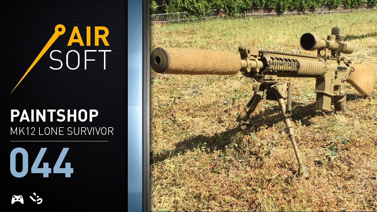 Airsoft Paintjob MK12 Lone Survivor Style