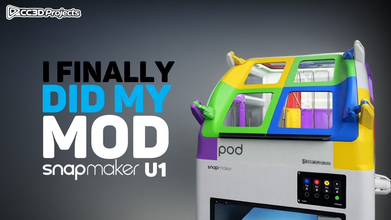 Pokrywa g&oacute;rna Snapmaker U1 POD 🚀 Pełna modernizacja obudowy