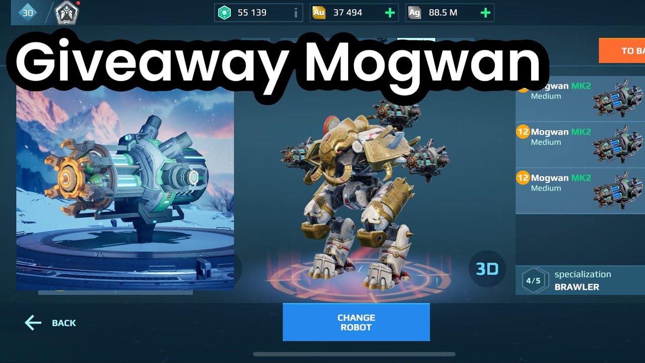 Ravana Mogwan | #WRwinMogwan War Robots Gameplay
