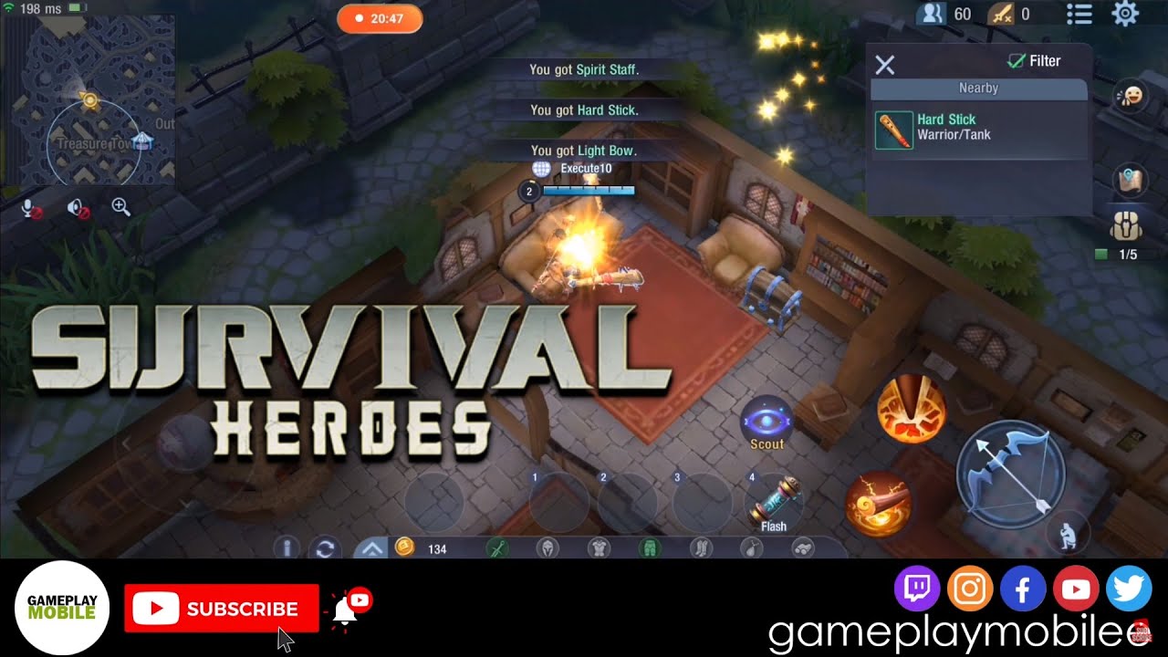 Survival Heroes - MOBA Battle Royale GAMEPLAY (Android/IOS)