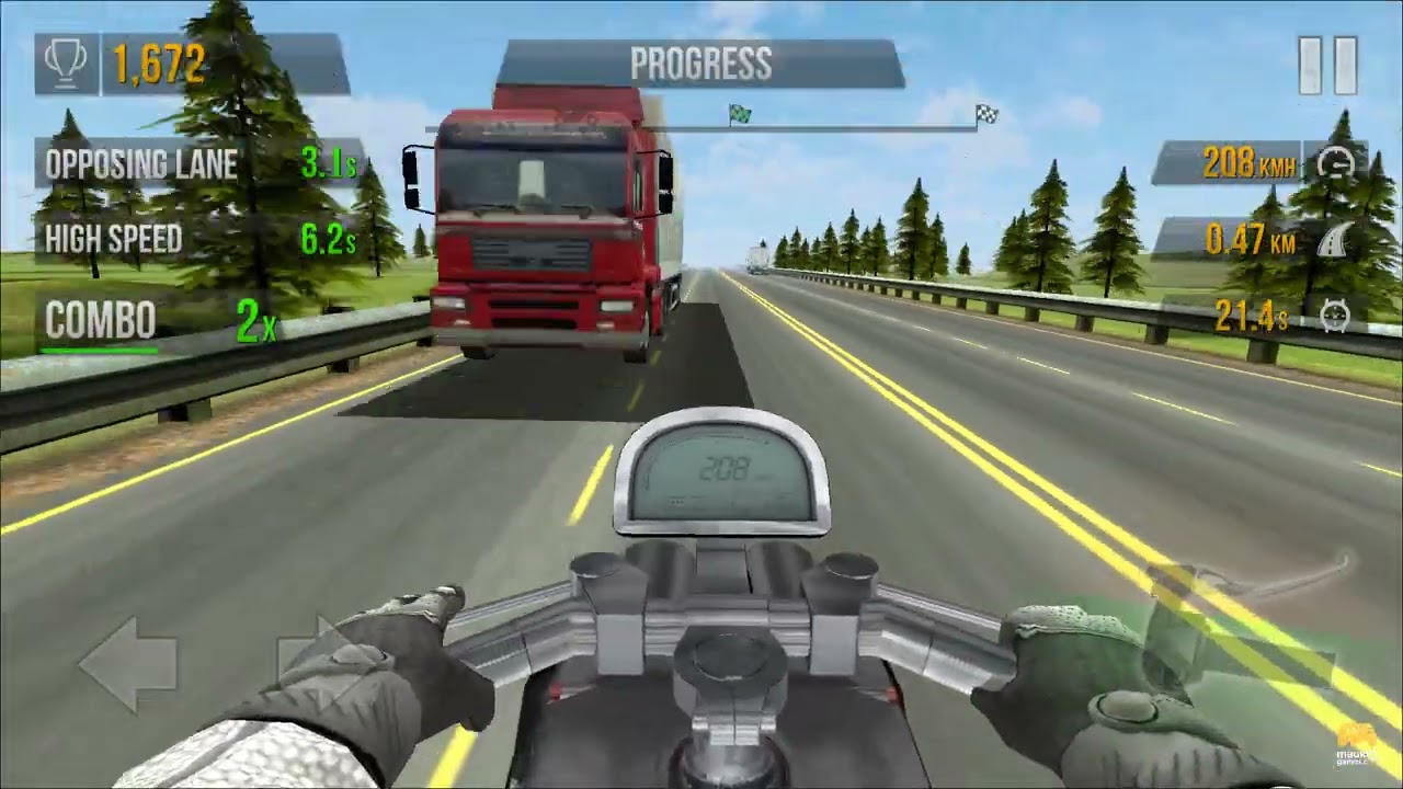 Play Traffic Rider Game Free Online in Your Browser Instantly on MadKidGames in Any Device