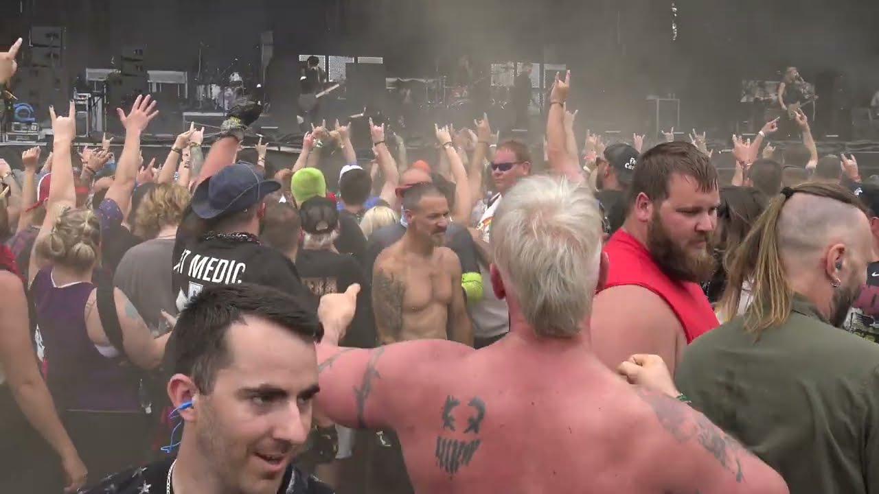 From Ashes To New - Mosh Pit - @inkcarcerationfestival4814 '23 Live set 7/15/2023 @FromAshesToNew