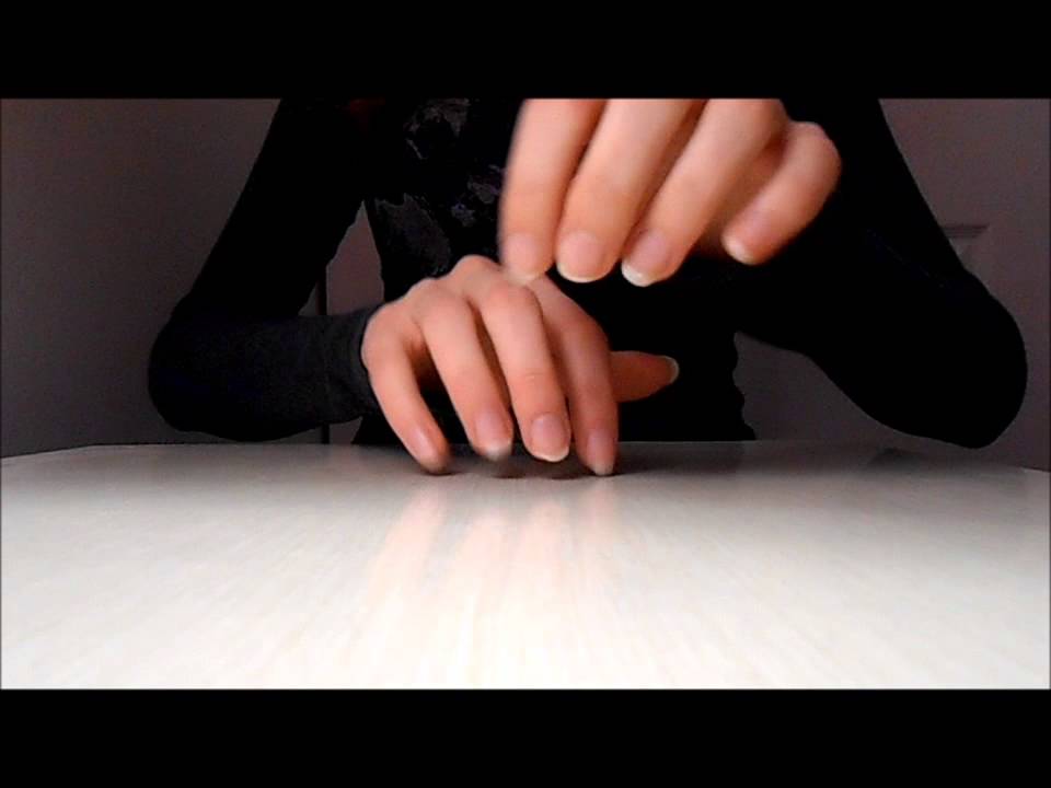 ASMR Nail Tapping on Table