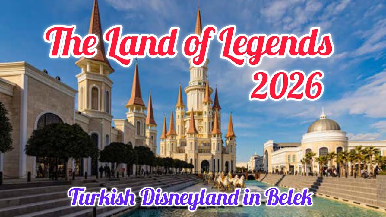 The Land of Legends New Year show 2026 🎄 / The Land of Legends Theme Park / Antalya Belek Turkey 🇹🇷 