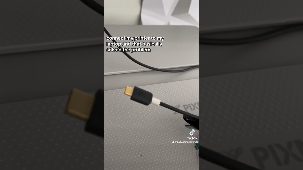 Printer Cable - Connects MacBook Air to Printer