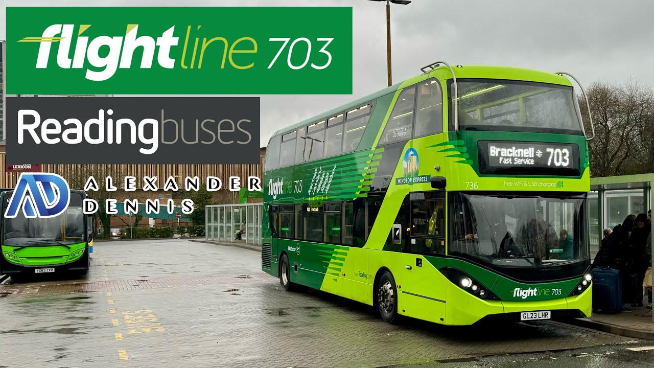 [Reading Buses: Flightline 703 Bracknell to Heathrow Airport & Windsor Legoland] ADL Enviro400 City