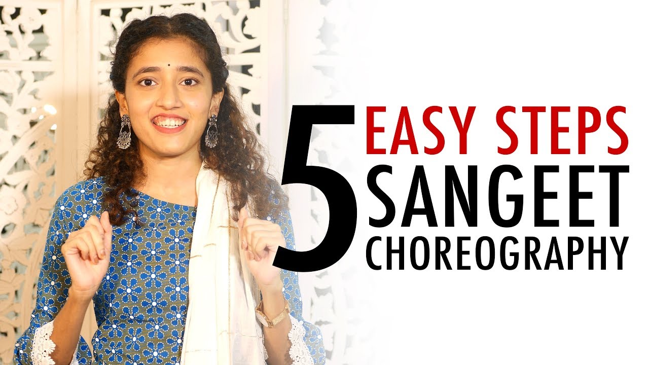 5 Easy Sangeet Choreography Steps | Easy Dance Steps | Sangeet Dance Tutorial