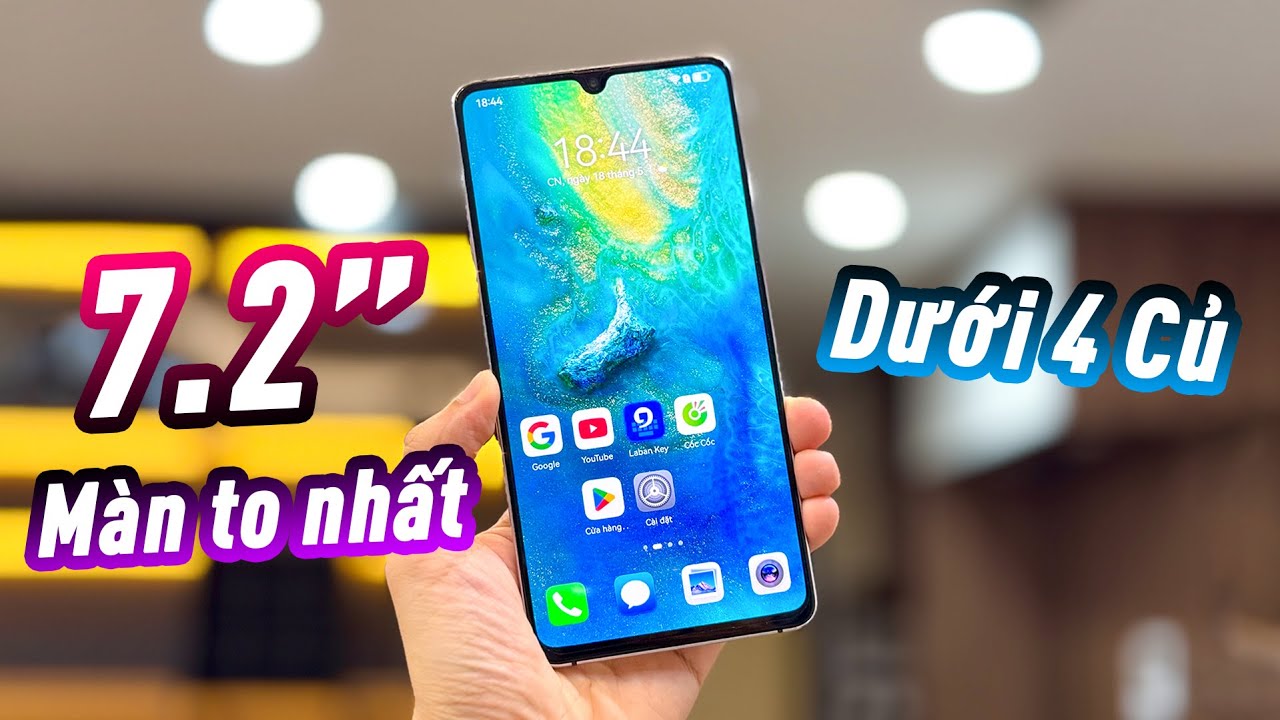 Điện thoại màn 7.2 inches OLED rẻ nhất. Màn TO mà các hãng đã KHÔNG LÀM NỮA - Huawei Mate 20X !