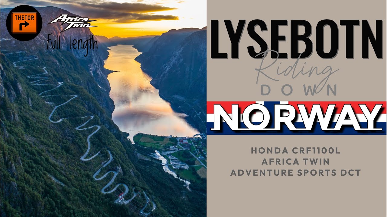 Lysebotn | Norway | Honda Africa Twin AS DCT/MT-09 | Riding down