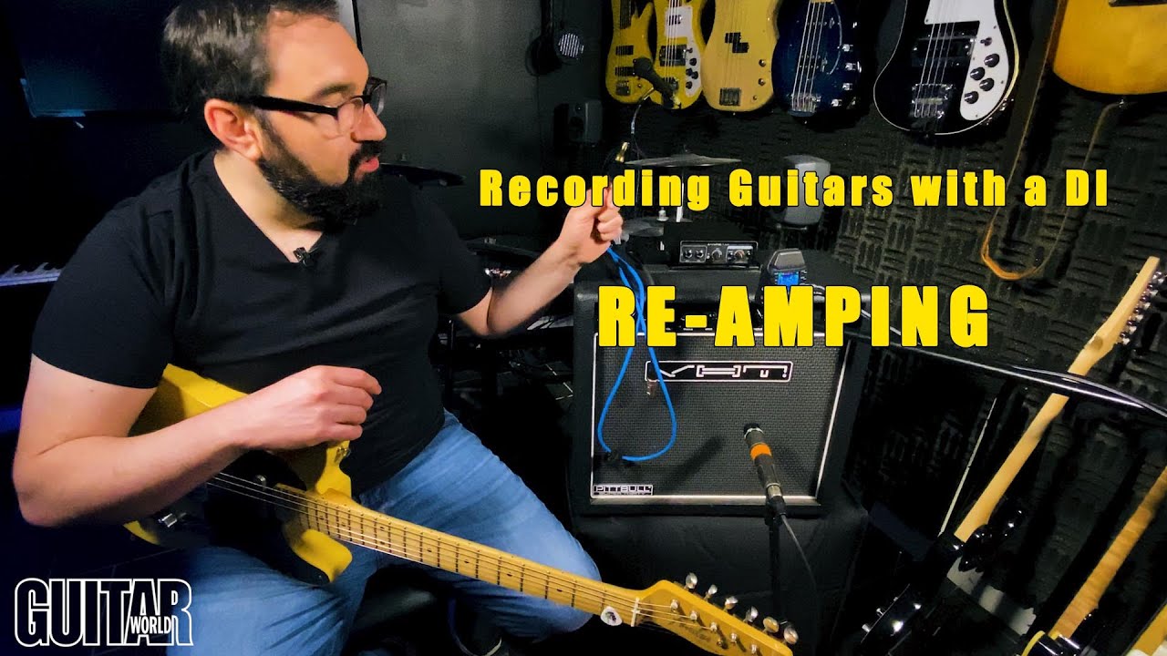 Using a DI to Record Guitar Tracks