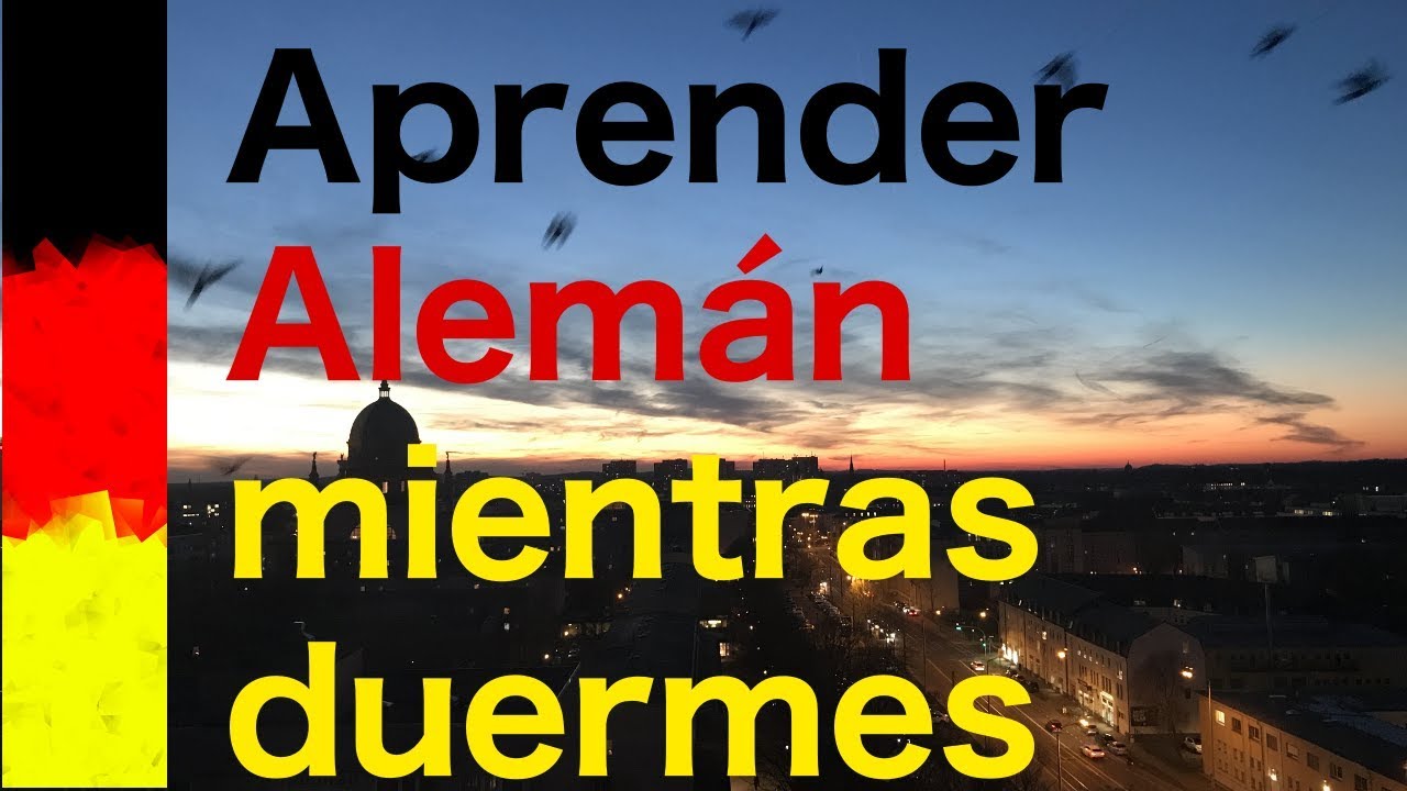 Aprender alemán mientras casi duermes (antes de dormir) - 200 frases para principiantes (sin música)