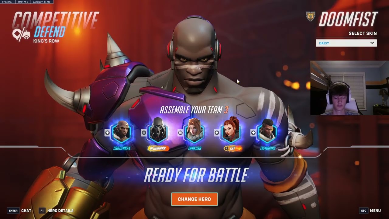 Overwatch 2: как на самом деле играет Кулак Смерти 1-го ранга Cartifan