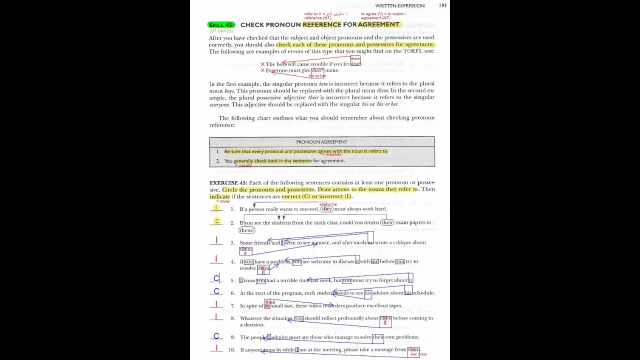 Written Expression Skill 45 [p.193] (GT-Skill 23)