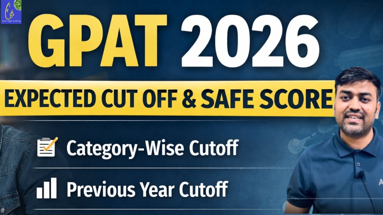 GPAT 2026 Expected Cutoff 🔥 Safe Score for GPAT | Category Wise Cut Off & Rank Analysis