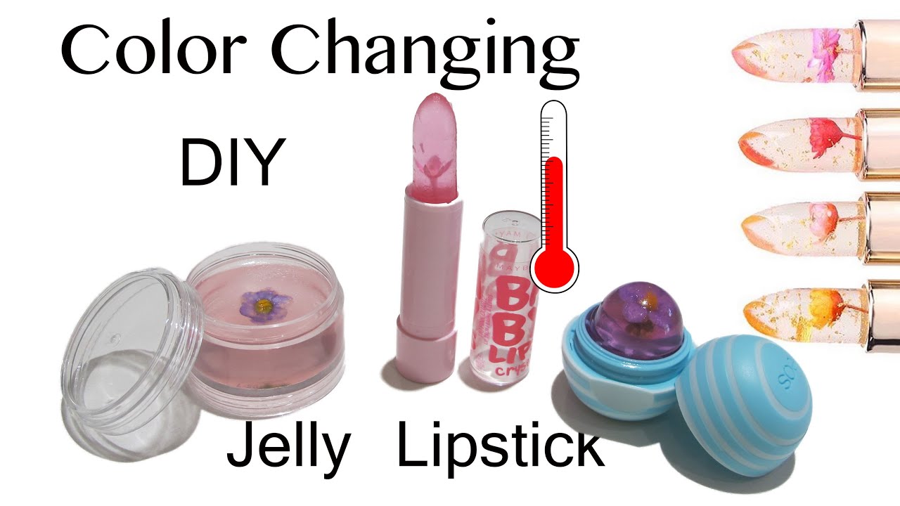 DIY: Color Changing Jelly Lipstick with Real Flower(Non-edible) How to Tutorial by Creative World