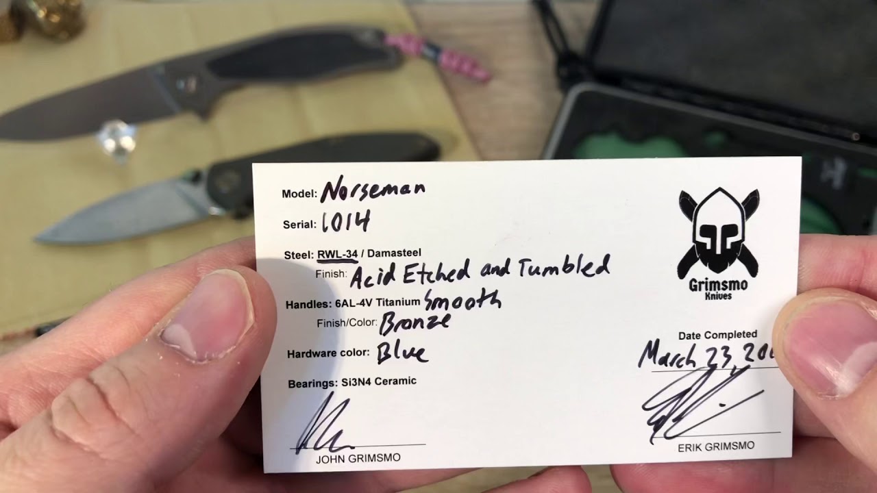 Grimsmo Norseman Knife Review Deutsch/ German NEO