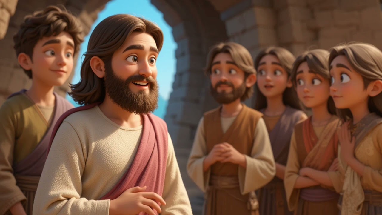 Jesus Heals the Paralyzed Man | Kids Bible Story | Miracles of Jesus in 3D!