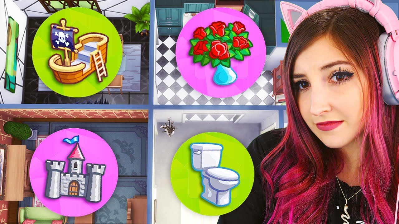 The Sims 4 but Every Room is a Different Style