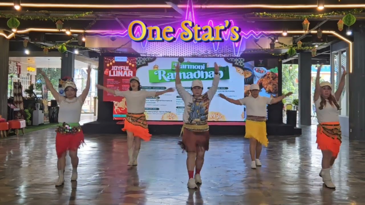 Baila Baila Conmigo Line Dance, Choreo, Kiki & Ryan (INA), by One Star's (Liesna 208 LD), Maret 2026