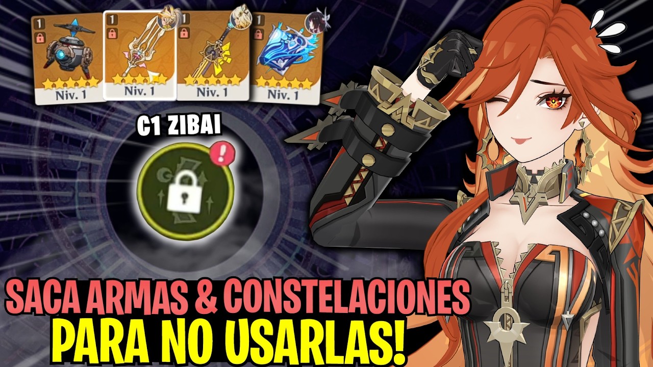 Tiene 4 ARMAS al NIVEL 1 y NO SUBE CONSTELACIONES!! Revisión Cuenta & Abismo | Genshin Impact