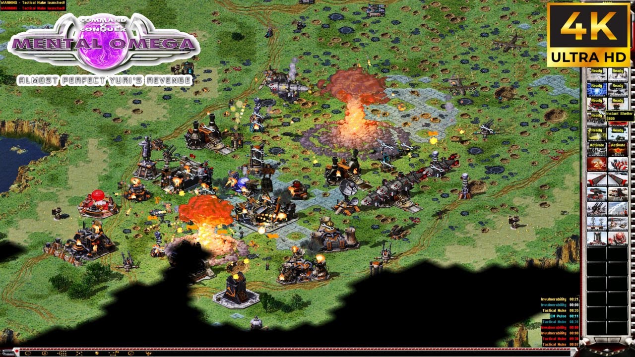 Red alert 2 mental omega mod : Russia vs China 4k gameplay