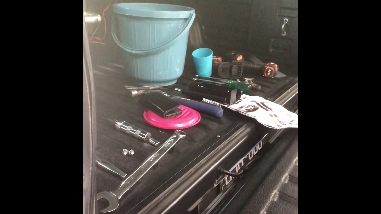 Grunt tail gate system - How to remove OEM bolts easily.
