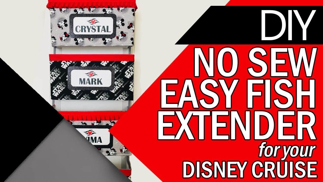 How to Make No Sew Fish Extender for Your Disney Cruise