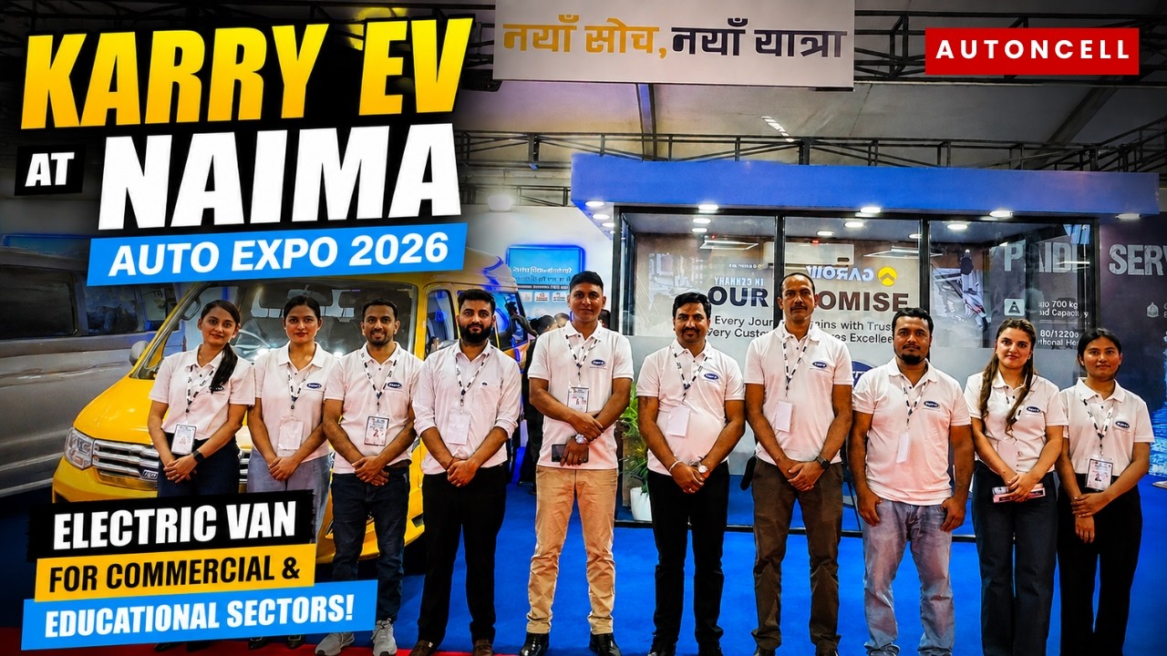 Karry EV at NAIMA Auto Expo 2026 | Electric Commercial Vehicles in Nepal