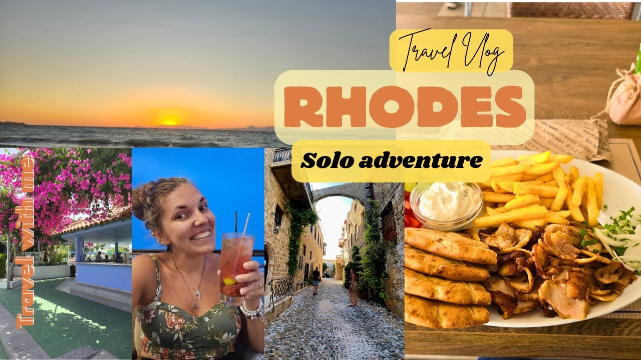 My First Day ALONE in Ancient Rhodes Greece!