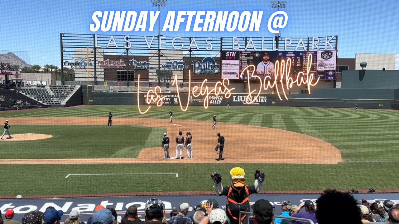A Sunday Afternoon at the Las Vegas Ballpark | LV Aviators vs El Paso Chihuahuas | Summerlin