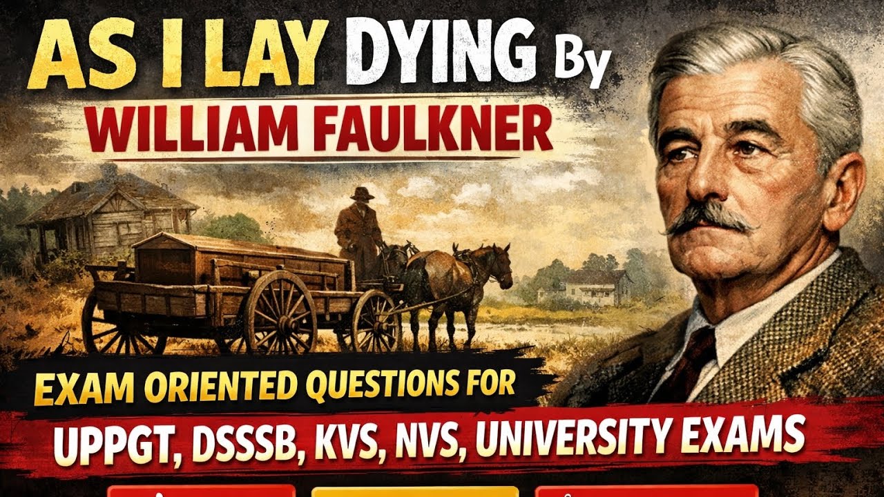 As I Lay Dying byWilliamFaulkner #video#viral #english# english literature #uppgt#competitive exams 
