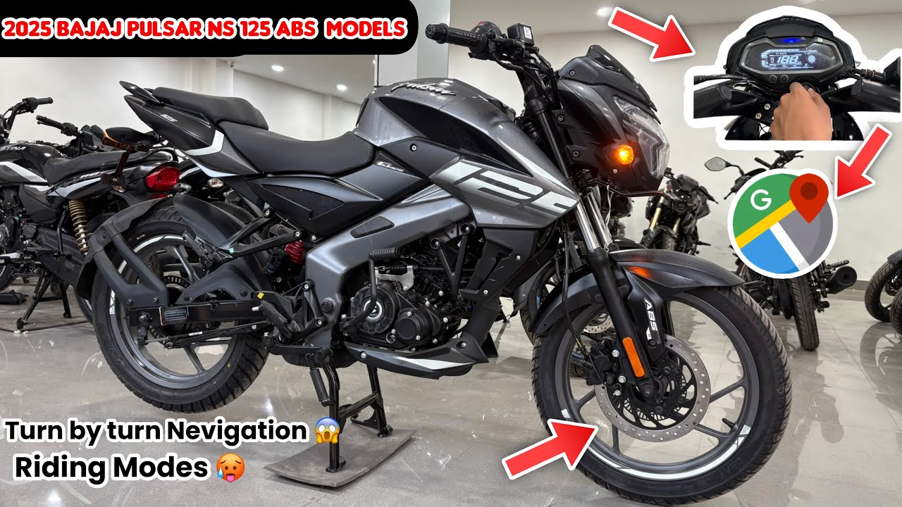 2025 Bajaj Pulsar NS125 ABS & Riding Modes | Ns125 Nevigation Model | Pulsar Ns 125 6 New Updates😱