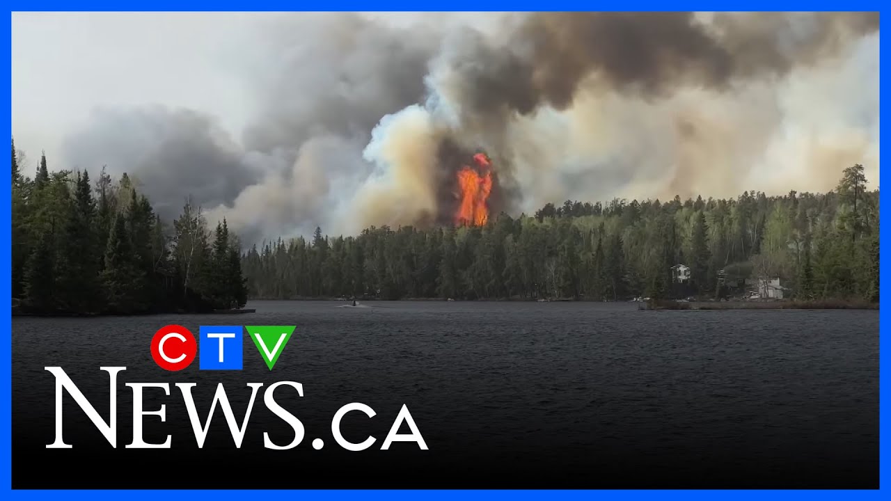 Where the biggest wildfires are burning in Manitoba