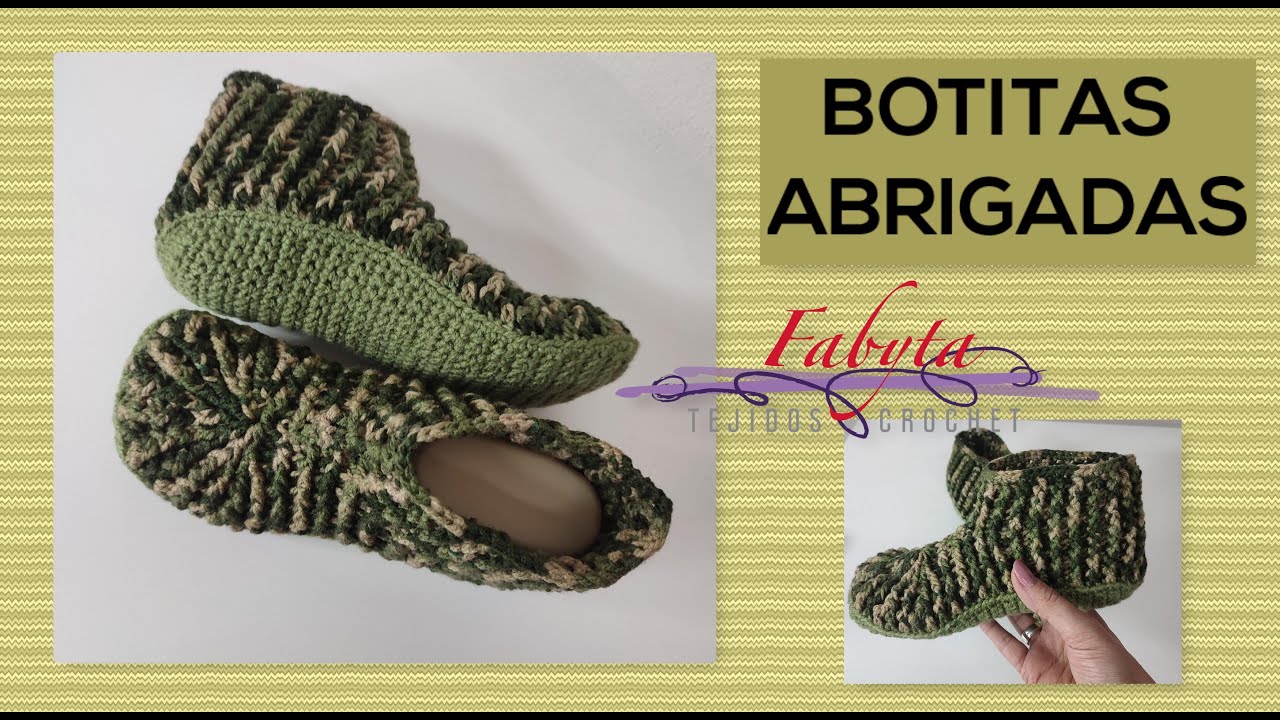 Botitas abrigadas en crochet, las mas lindas del mundo!!