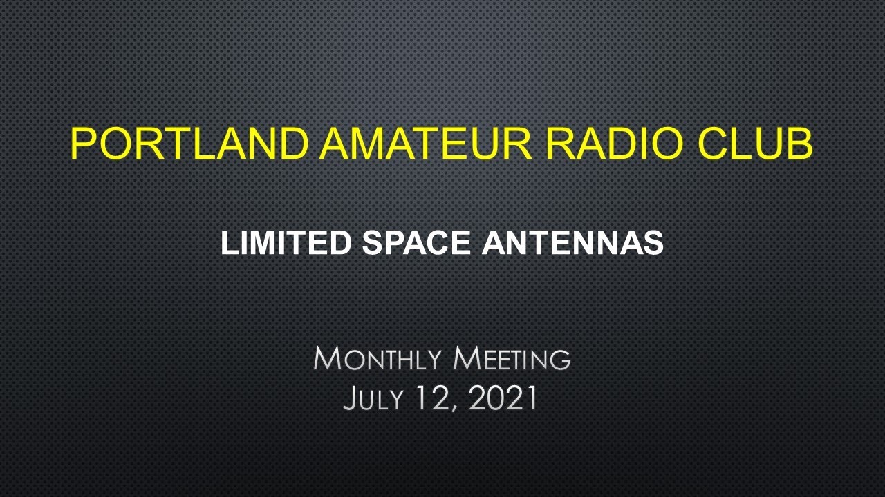 2021-07-12 - Limited Space Antennas