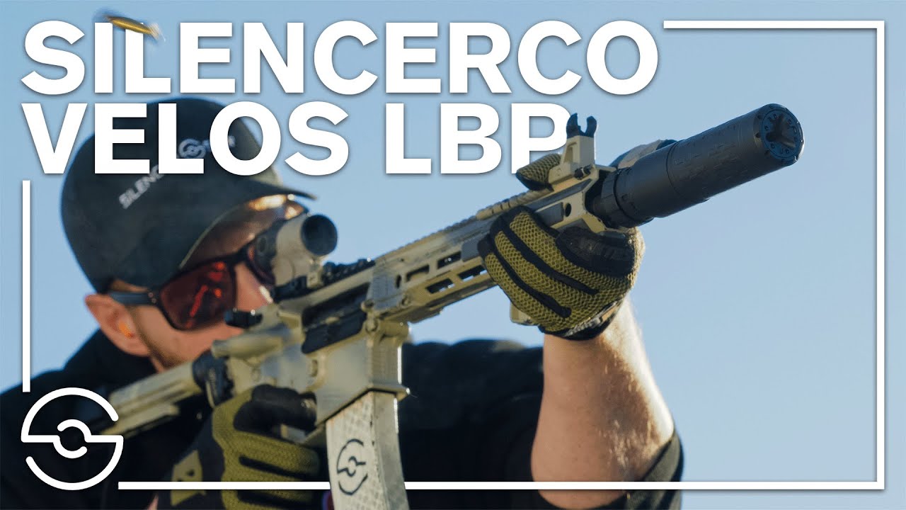 SilencerCo Velos LBP - High Performance Low Back Pressure 5.56 Silencer