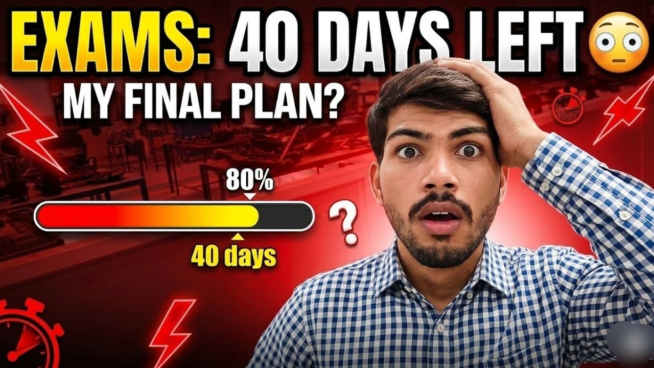 &ldquo;How I Would Study in Last 40 Days for NDA (Realistic Plan)&rdquo;