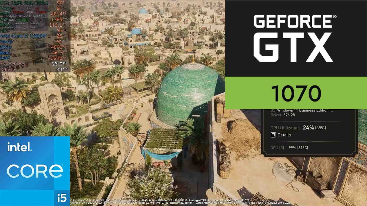 Assassin's creed mirage GTX 1070