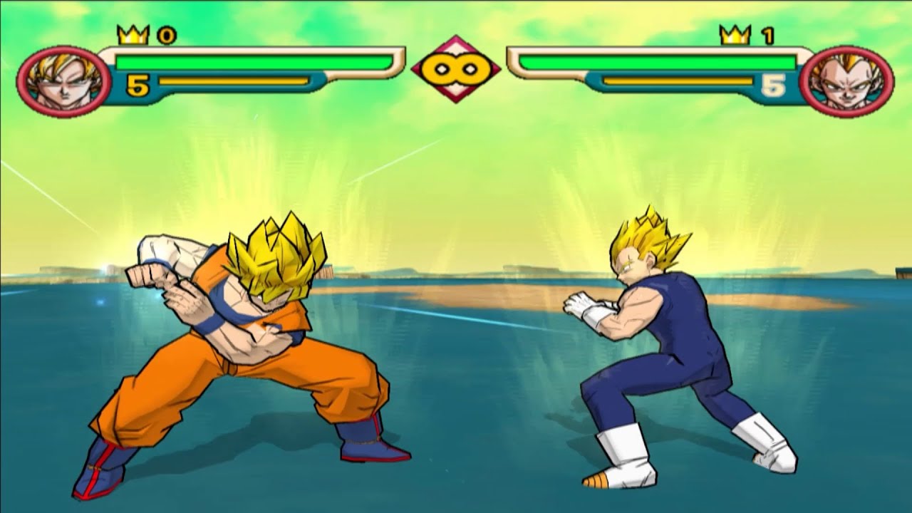 Goku Vs Vegeta - Dragon Ball Z: Budokai 2 (PS2) #CodebreakerV10