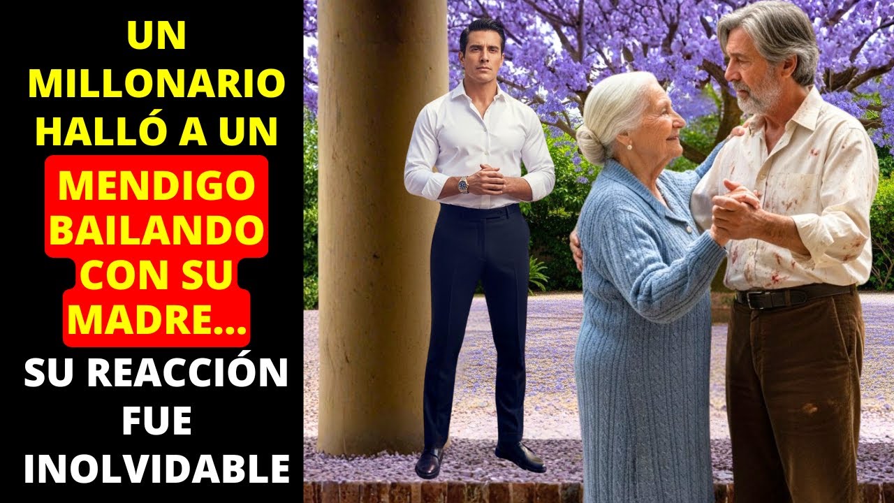 UN MILLONARIO HALLÓ A UN MENDIGO BAILANDO CON SU MADRE... SU REACCIÓN FUE INOLVIDABLE