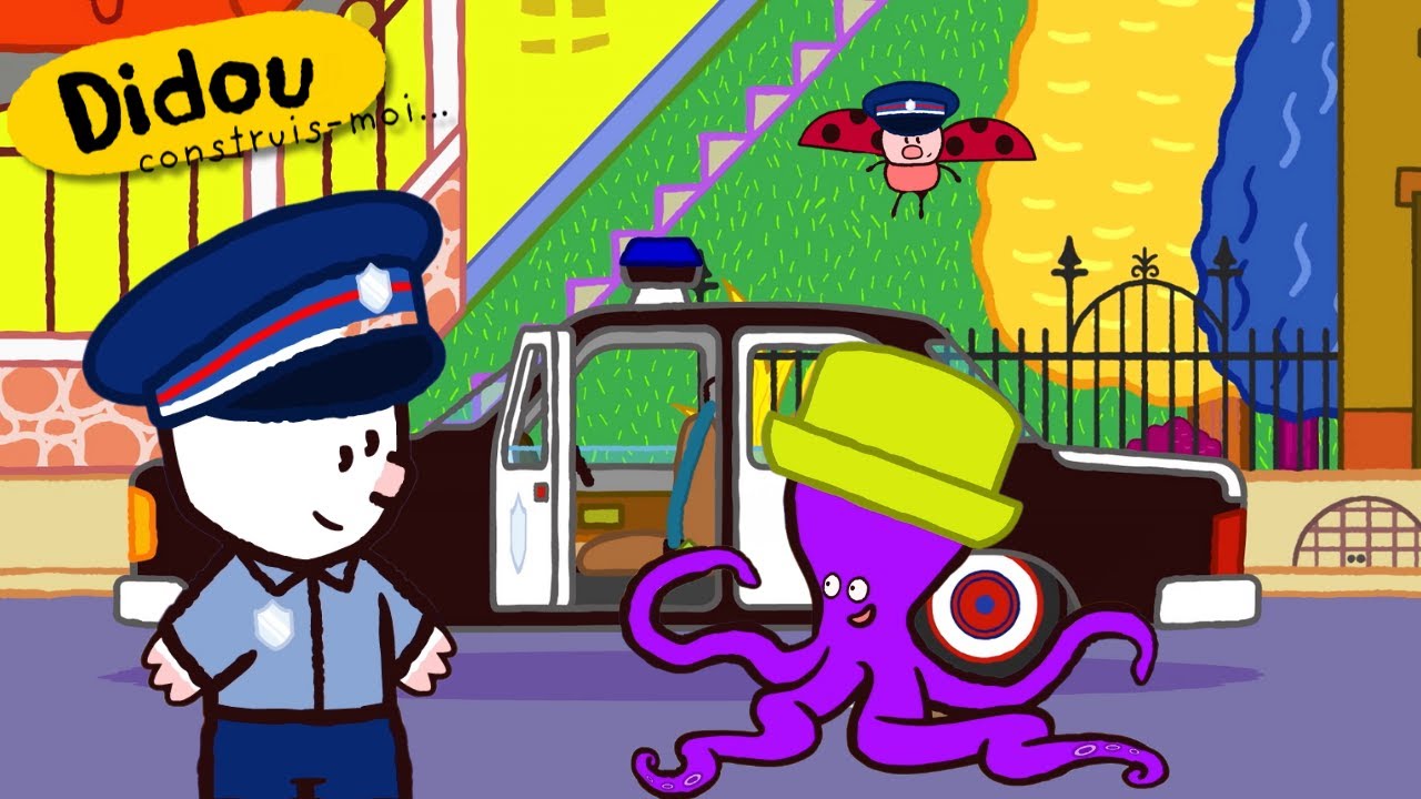 Didou Construis moi : Une voiture de Police 🚔🚨| Compilation Pour Enfants