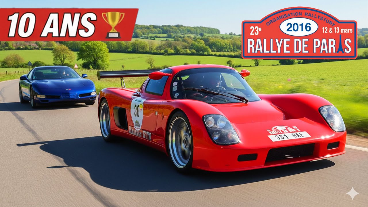 IL Y A 10 ANS je rejoignais le Rallye de Paris en CORVETTE C5 Z06