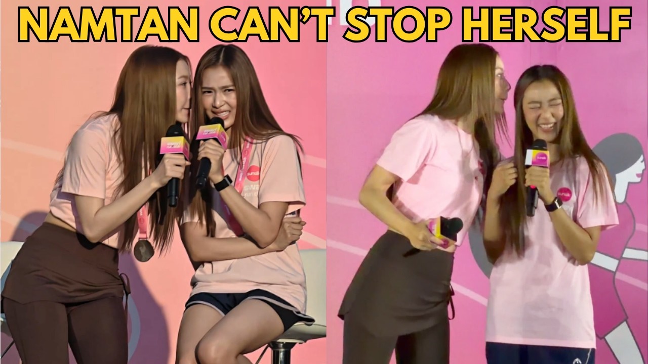 Namtan Just CAN’T Stop! Sniffing Film’s Hair Like CRAZY 😳💖