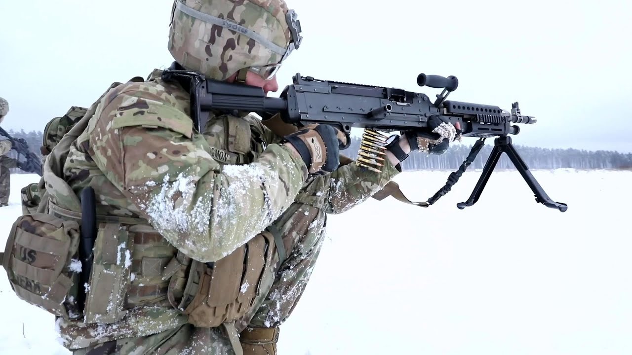 U.S. & U.K. Army Training In Poland • Winter Time