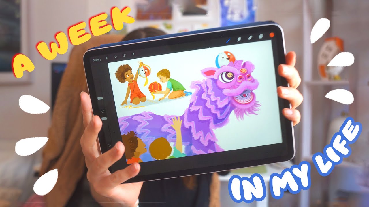 A Week in my Life as a Children’s Book Illustrator | Art Vlog + Work-Life Balance