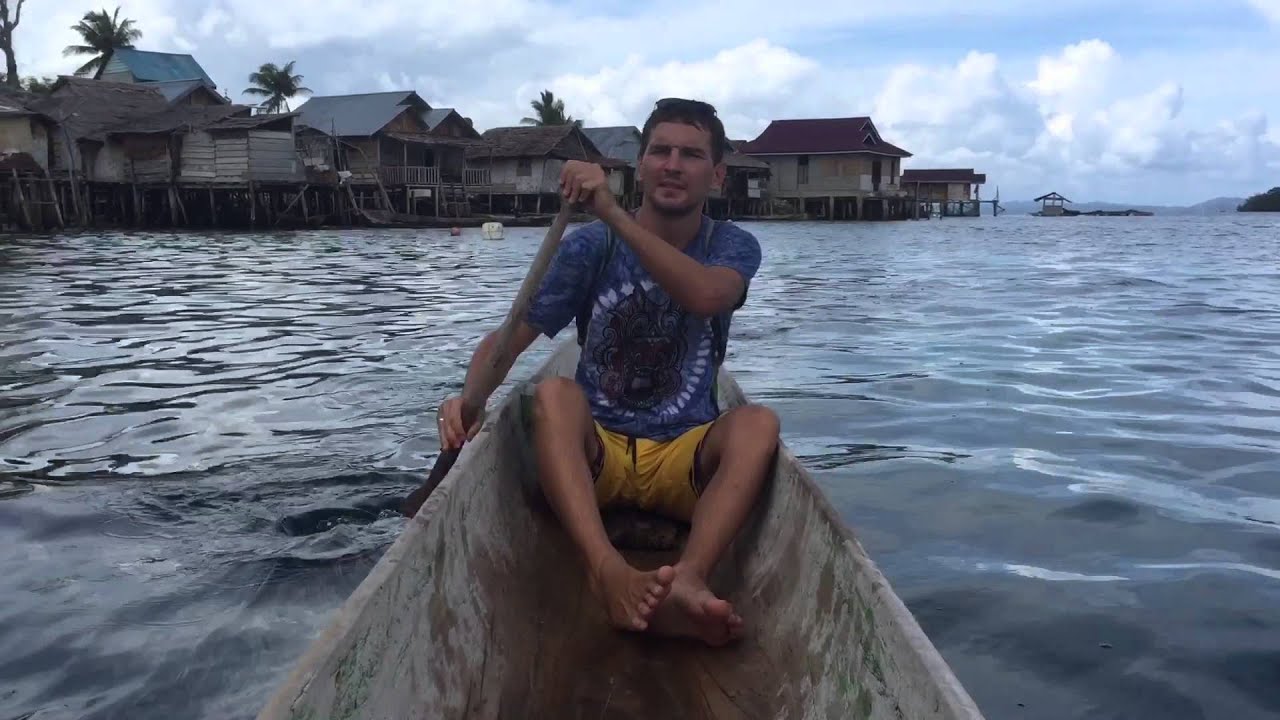 Malenge and small bajo village. Togean islands.