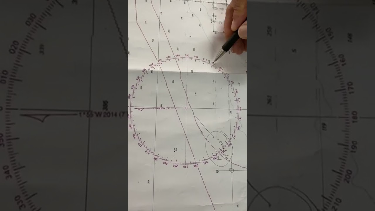 3 Plotting Bearing and Distance on Mercator Chart Using Compass Rose