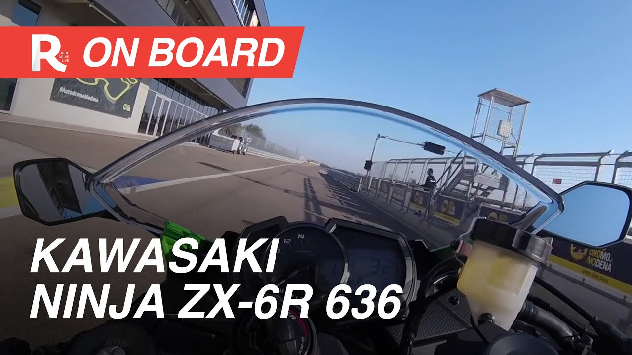 Kawasaki Ninja ZX-6R 636 2019 On Board Autodromo di Modena